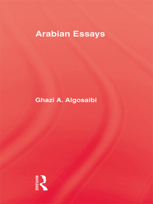 cover image of Arabian Essays